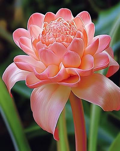 Bees Plant Hub Light Pink Torch Ginger Flowering Plant