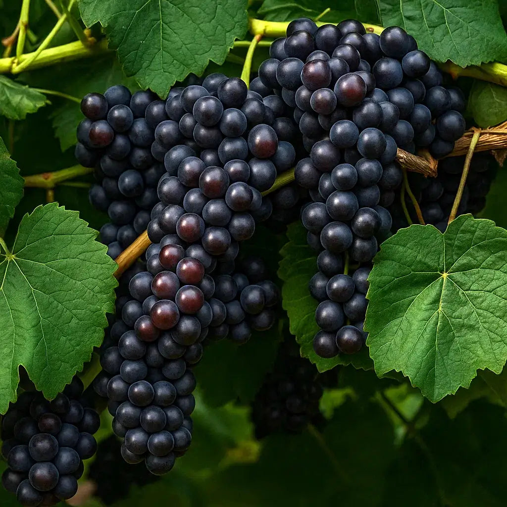 Bees Plant Hub Black Grapes (Vitis vinifera) Fruit Live Plant
